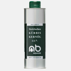 NEBAUERs steirisches Kürbiskernöl g.g.A. - 250 ml Öldose
