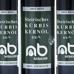 6er Pack - NEBAUERs steirisches K&uuml;rbiskern&ouml;l g.g.A. - 750 ml Doricaflasche