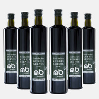 6er Pack - NEBAUERs steirisches Kürbiskernöl g.g.A. - 750 ml Doricaflasche