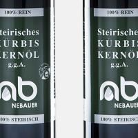 3er Pack - NEBAUERs steirisches Kürbiskernöl g.g.A. - 750 ml Doricaflasche