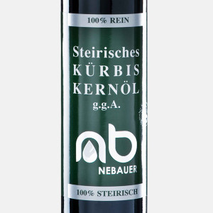 NEBAUERs steirisches Kürbiskernöl g.g.A. - 250 ml Doricaflasche
